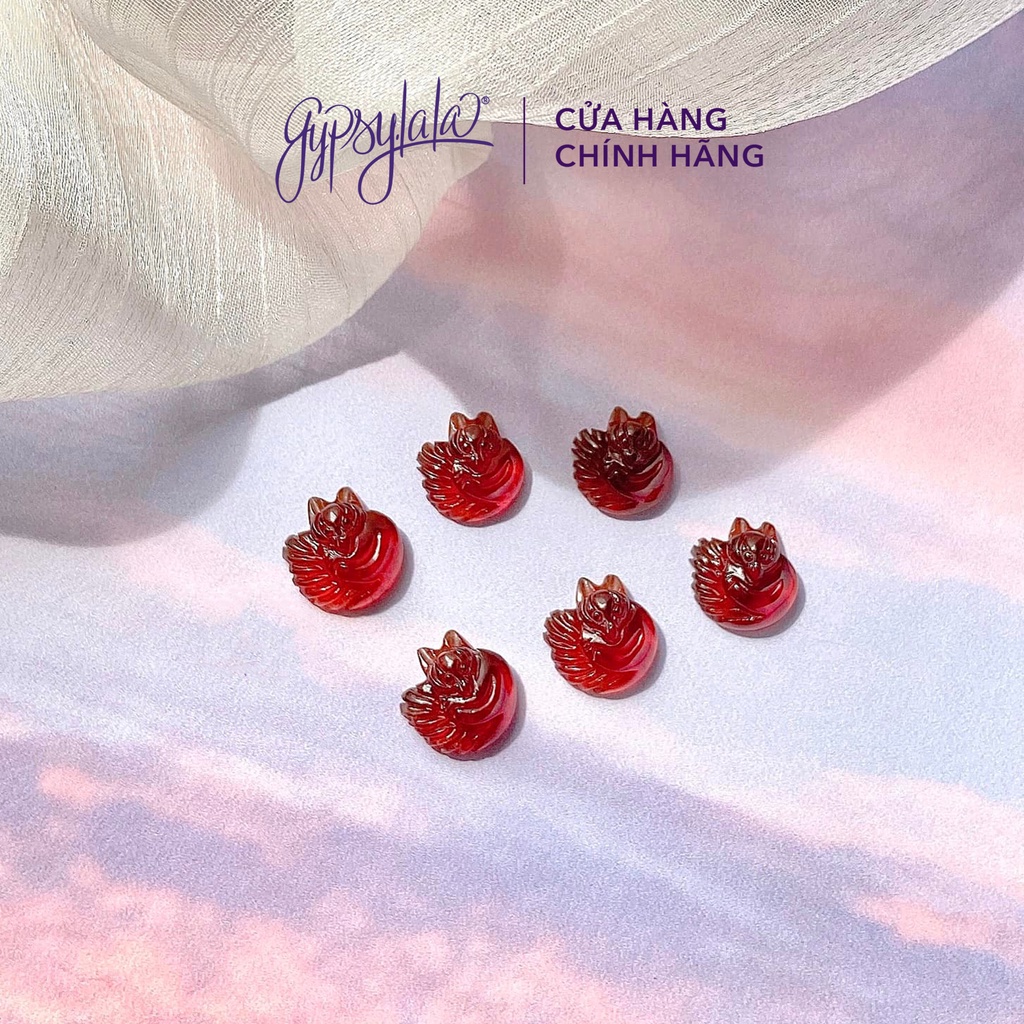 Dây Chuyền Hồ Ly Mini Garnet Trơn SP004068 Gypsy.lala