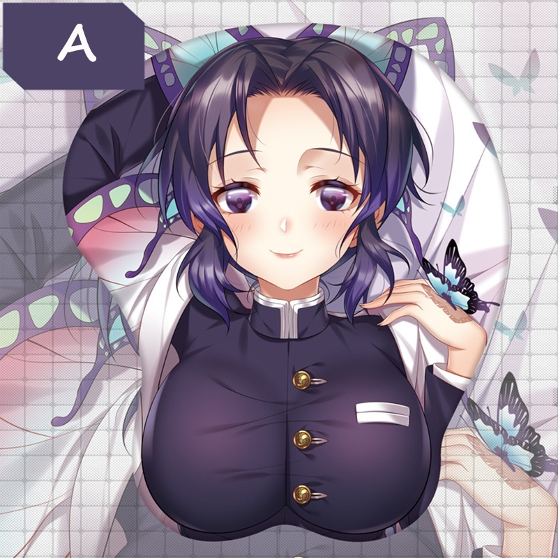 Miếng lót chuột phong cách Kimetsu No Yaiba 3D tùy chọn