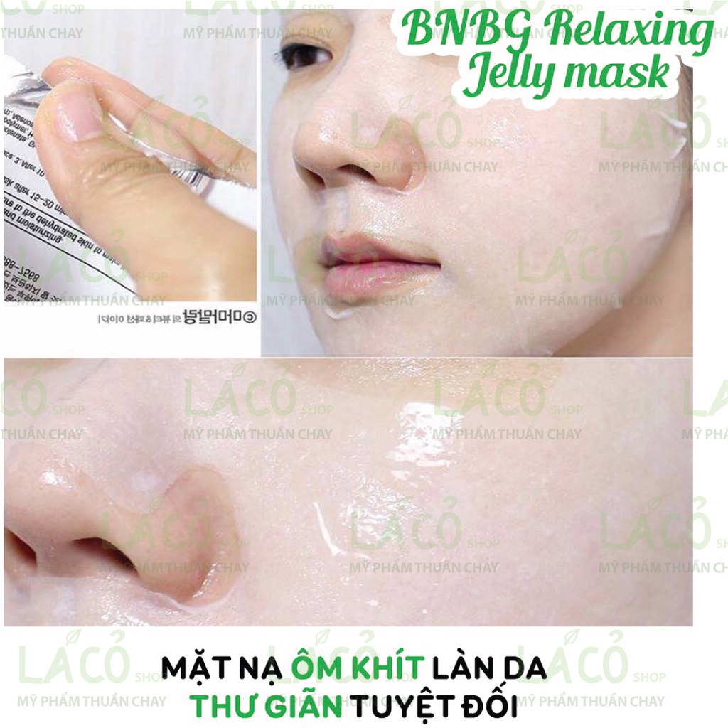 Mặt nạ BNBG Vita Mask mặt nạ giấy phục hồi da cấp ẩm nuôi dưỡng da toàn diện mặt nạ Hàn Quốc bnbg mask xanh lá VitE 30ml