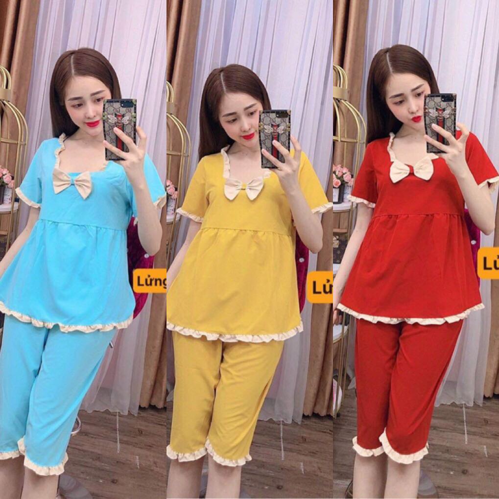 SET BỘ THỜI TRANG LỬNG PHỐI VIỀN BÈO SIÊU XINH