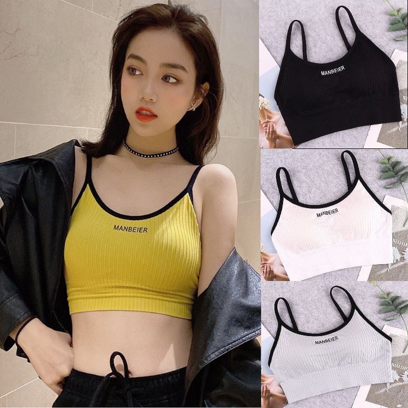 Áo bra nữ 2 dây tập gym thể thao đẹp, áo lót không gọng nhiều màu xinh xắn DOPICO B536
