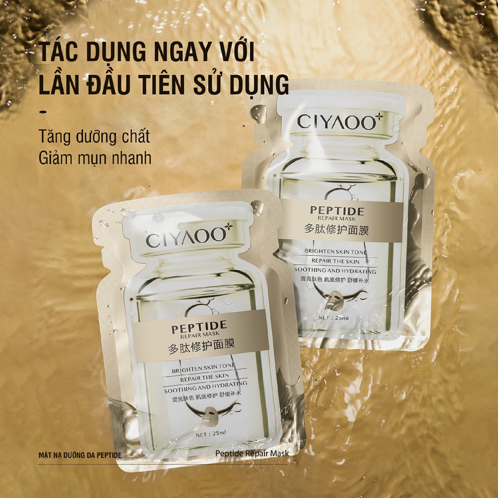 Mặt Nạ Trắng Da Ciyaoo Peptide Làm Trắng Và Phục Hồi Da 5 miếng QX0054