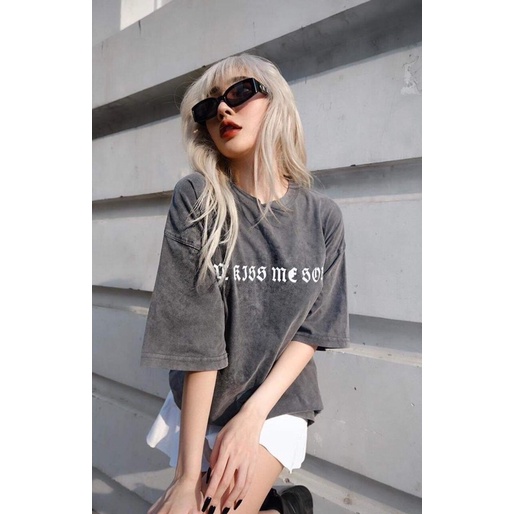 Áo thun tay lỡ chữ thái TC12