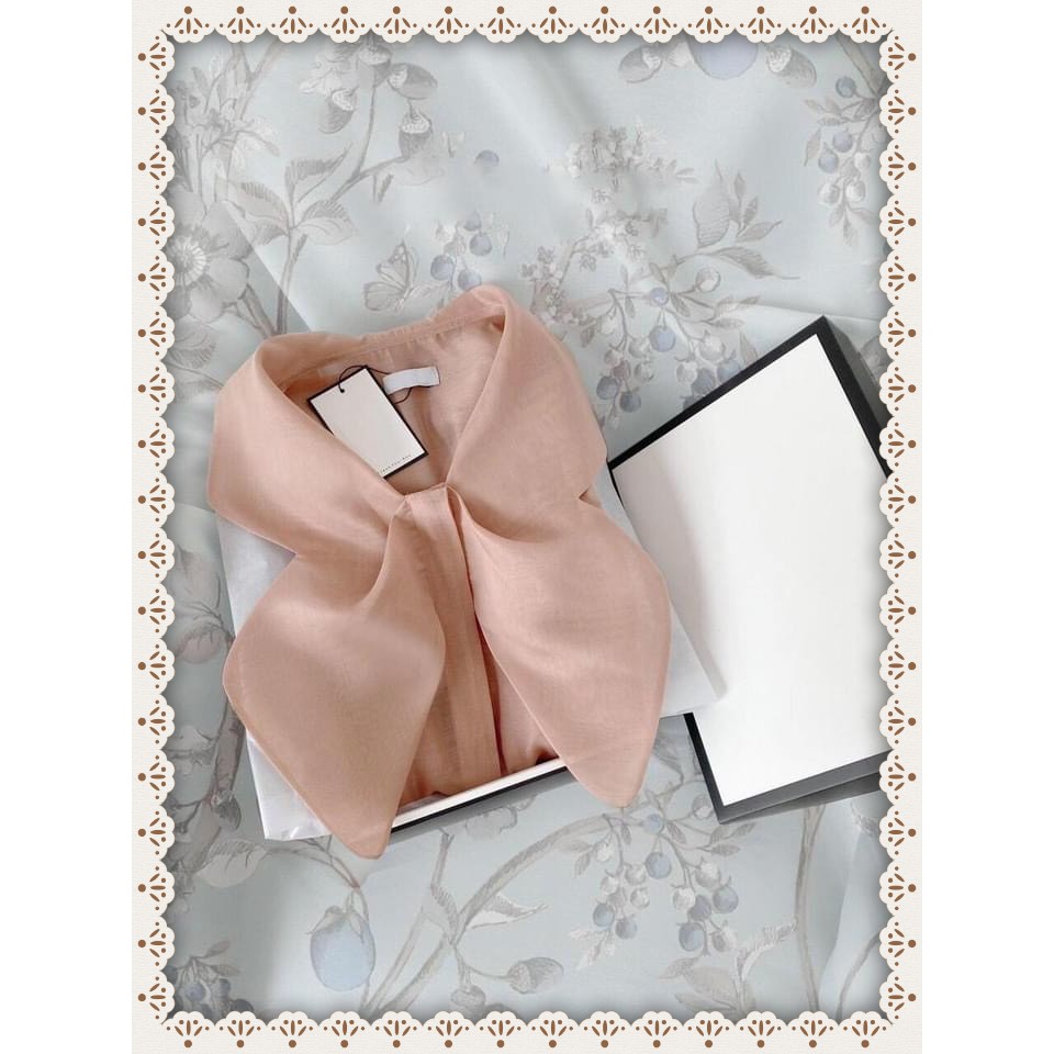 [HÀNG THIẾT KẾ] Set Áo Sơ Mi Organza Tiểu Thư và Chân Váy Xếp Ly - Chất Liệu Voan Organza Nhập Khẩu - Màu Hồng Baby | BigBuy360 - bigbuy360.vn