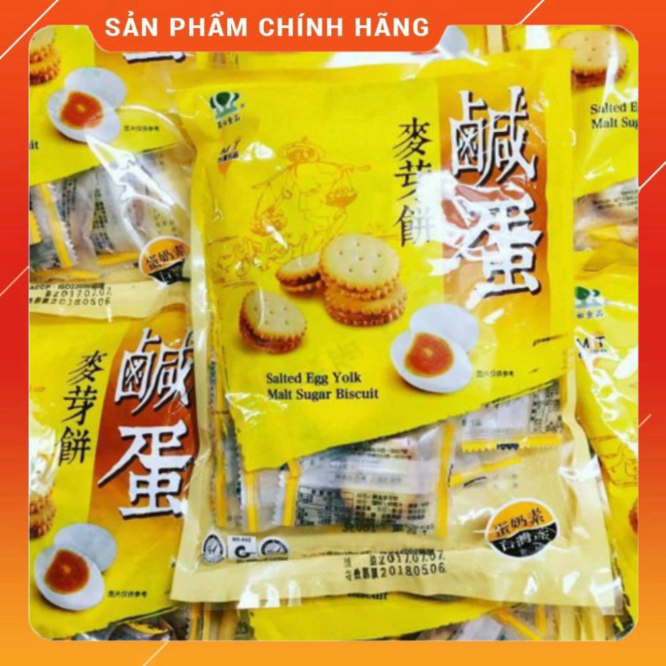 Bánh Quy Trứng Muối MIT Đài Loan Gói 500G FREESHIP Bánh Quy Trứng Muối 500G CHÍNH HÃNG Siêu Ngon