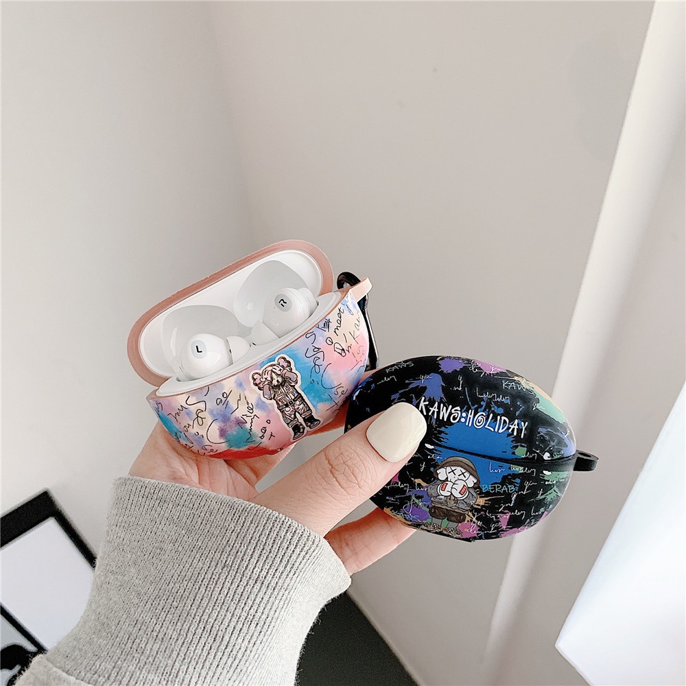Vỏ Bảo Vệ Hộp Sạc Tai Nghe oppo enco air 2 pro Mềm Họa Tiết sesame street kaws one piece