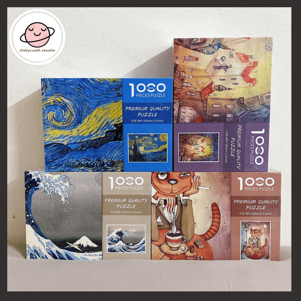 Tranh ghép hình mini 1000 mảnh - mini jigsaw puzzle 1000pcs
