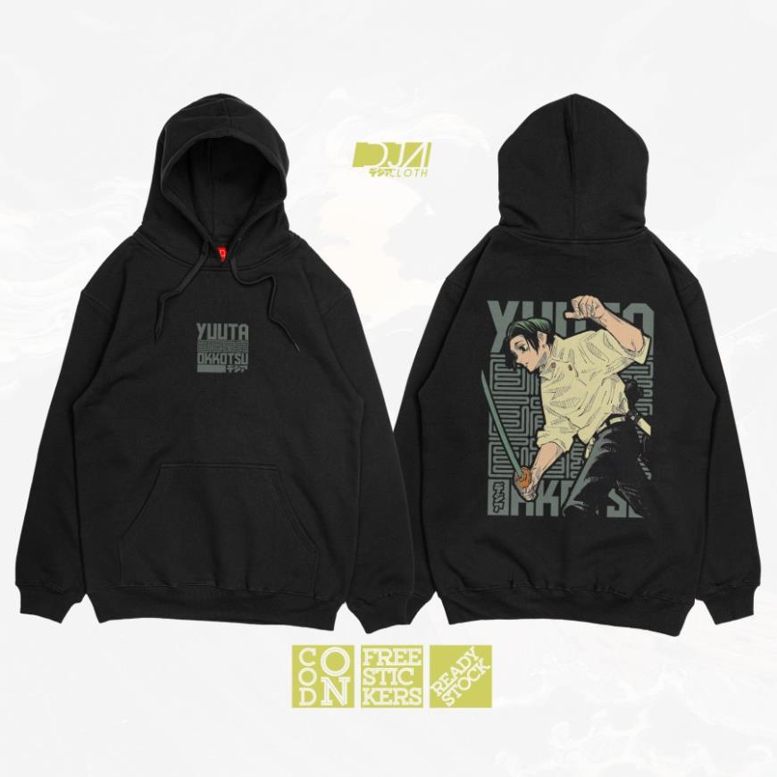 💥 Áo hoodie YUTA OKKOTSU JUJUTSU KAISEN GOJOU SATORU ITADORI SUKUNA dài tay đẹp siêu ngầu giá rẻ nhất | AOT ST