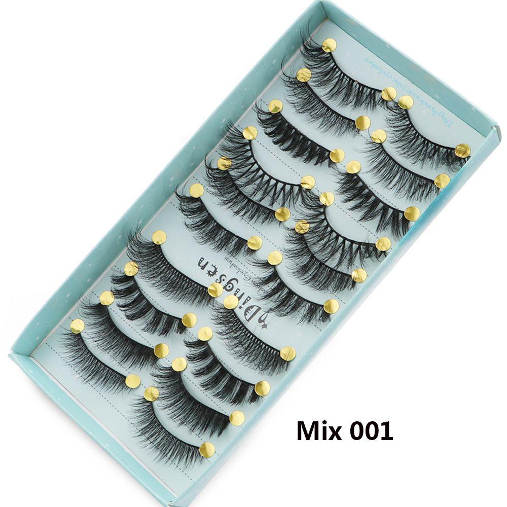 Lông Mi Giả Nhiều Lớp Tạo Hiệu Ứng 3D Trang Điểm Cho Nữ