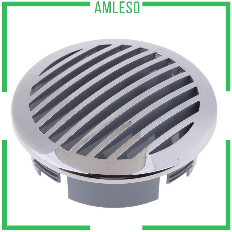 [AMLESO] RV Marine Boat 4\" 100mm Stainless Steel Round  Vent Cover 81933SS-HP