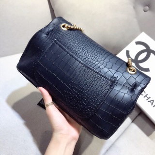Túi xách nữ 2 nắp da rắn