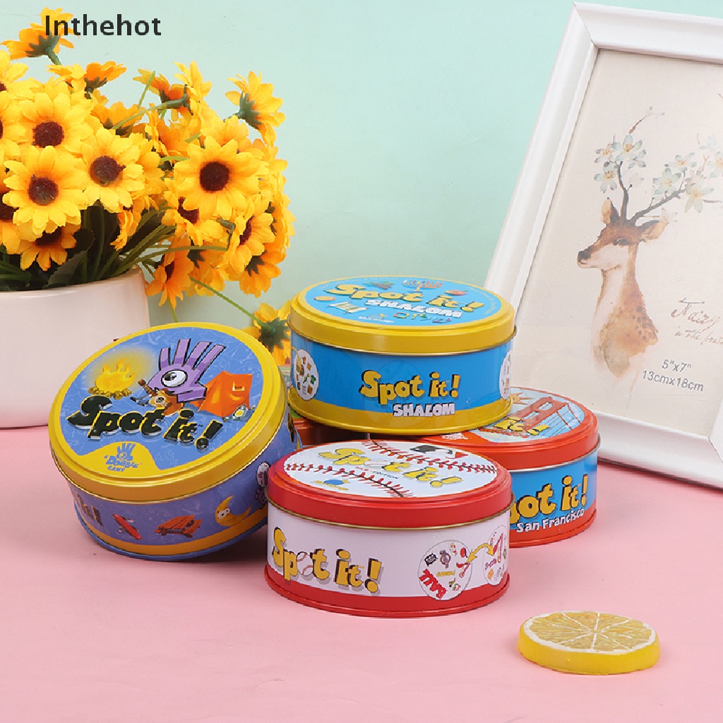 Set 55 Thẻ Chơi Game Spot It Vui Nhộn