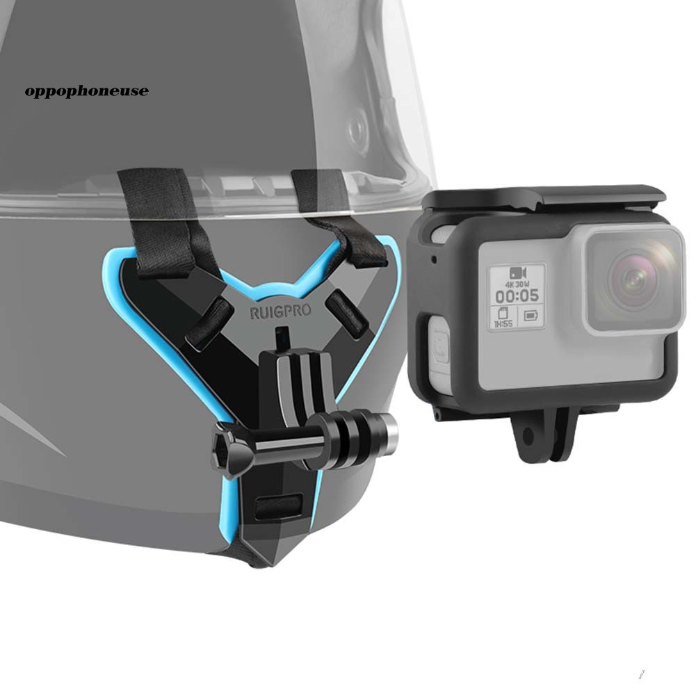 【OPHE】Đế gắn máy quay GoPro cho phần cằm mũ bảo hiểm tiện dụng