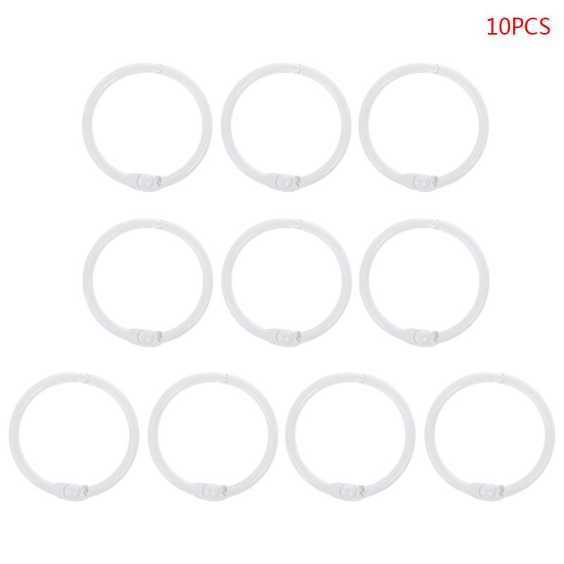 Set 10 Vòng Kẹp Sách Bằng Kim Loại DIY