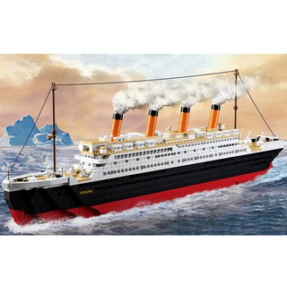 1012 PCS Sluban Building Blocks Educational Kids Toy Titanic Model Ship RoseJack B0577