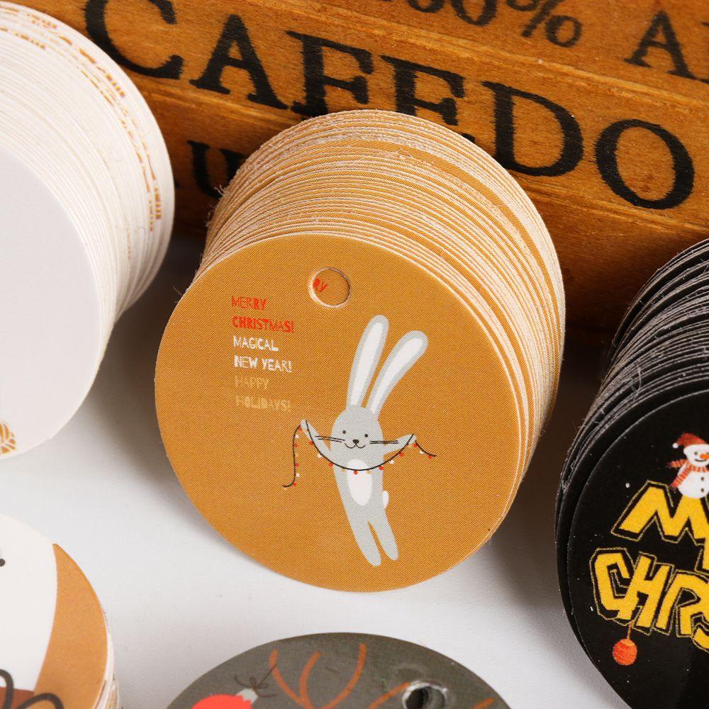 Nhãn Dán Trang Trí Giáng Sinh Bằng Giấy Kraft