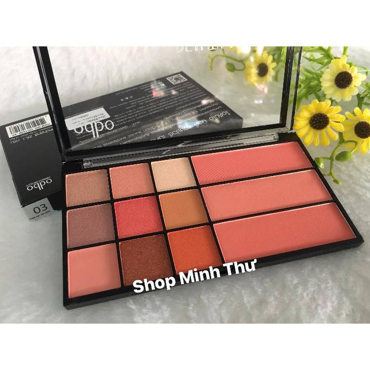 Set Phấn Mắt - Má Hồng [Thái Lan] Odbo Beauty Assured OD1029