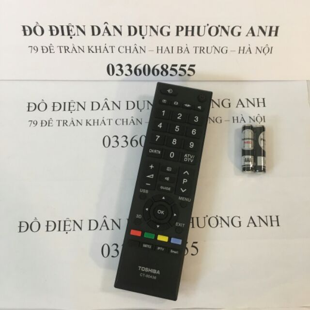 FREESHIP ĐIỀU KHIỂN TOSHIBA 43INCH XỊN