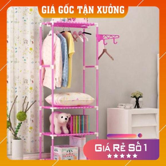 Kệ  treo quần áo chữ H 3 tầng thông minh