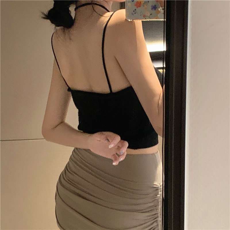 Áo Hai Dây Mùa Hè Phong Cách Pháp Mới 2021 Cho Nữ