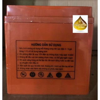 BÌNH ÁC QUY ABS 12N5-BS 12V - 6AH (Wave RS, Funeo, Airblade..)