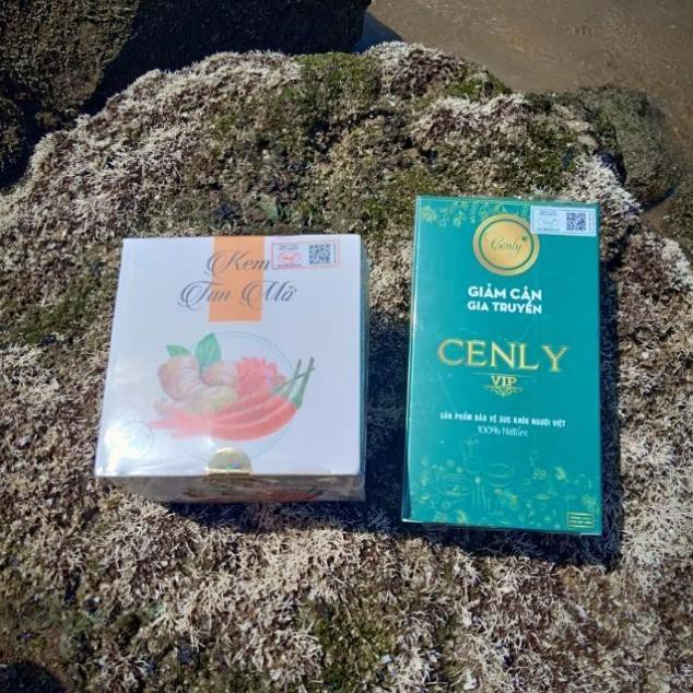 Combo Giảm Cân Cenly Vip Và Kem Tan Mỡ