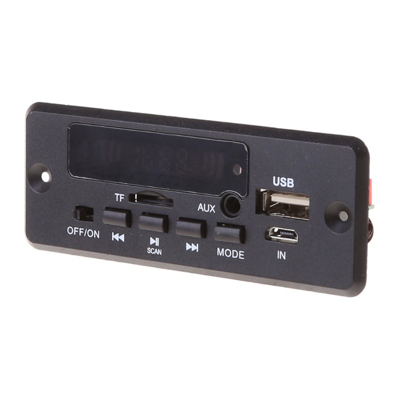 LIDU1  DC12V Digital Bluetooth MP3 Decode Board with 2*3W Amplifier Mini USB Aux IN Car DIY Audio Module