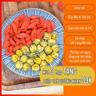 TRÀ KỶ CÚC 10 gói GIÚP SÁNG MẮT, CẢI THIỆN TRÍ NHỚ, GIẢM MỆT MỎI, GIẢM STRESS, THANH NHIỆT-TRÀ THẢO MỘC DAYSTEA