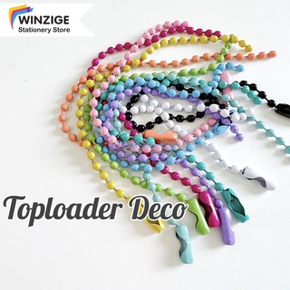 Winzige Ball Chain Beads Keychain Cute Murah Decorated Toploader Deco Keychain Ring Diy Accessories