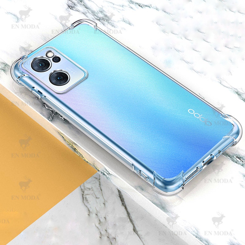 Ốp lưng Oppo Reno 7 5G dẻo trong suốt lồi 4 góc ôm khít máy lâu ố vàng cao cấp