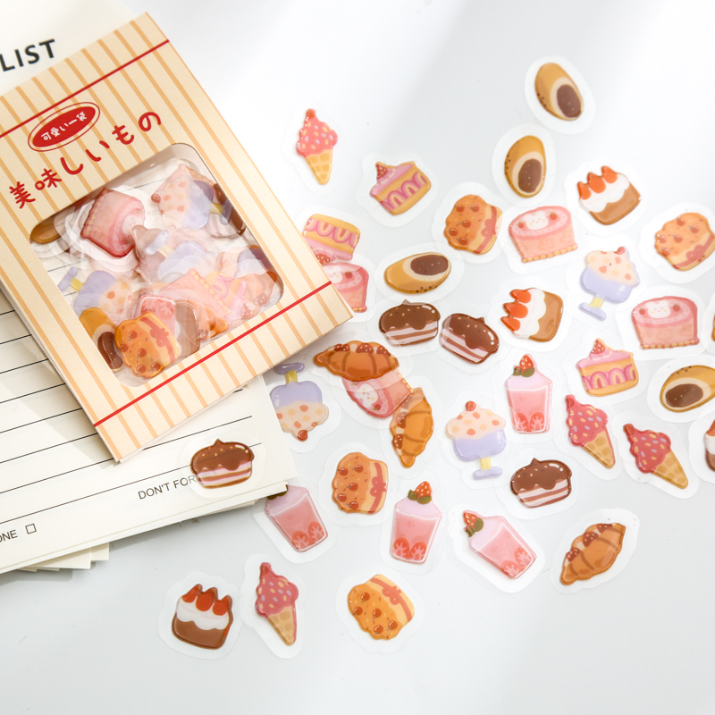 Set 36 / 40 Tờ Sticker Dùng Trang Trí Sổ Lưu Niệm