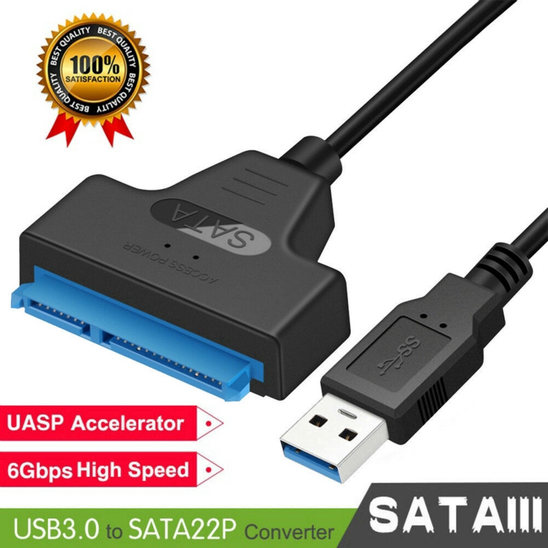 Cáp chuyển đổi 22 Pin SATA III sang USB 3.0 2.5" cho máy tính | BigBuy360 - bigbuy360.vn