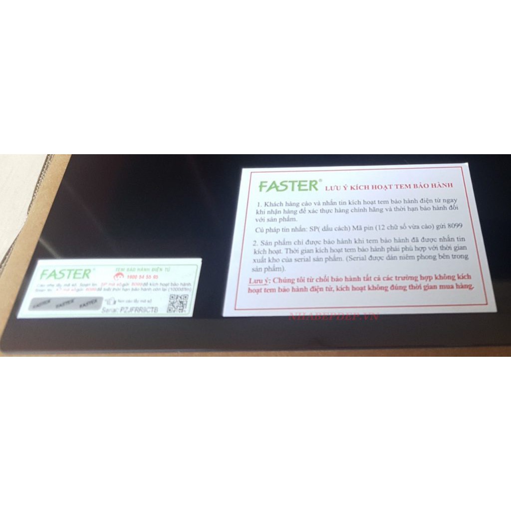 Bếp điện từ Faster FS MIX288 nhập khẩu Tây Ban Nha, bếp điện từ đôi, bếp từ hồng ngoại, bếp hỗn hợp điện từ