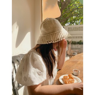 Nón bucket len dáng vừa