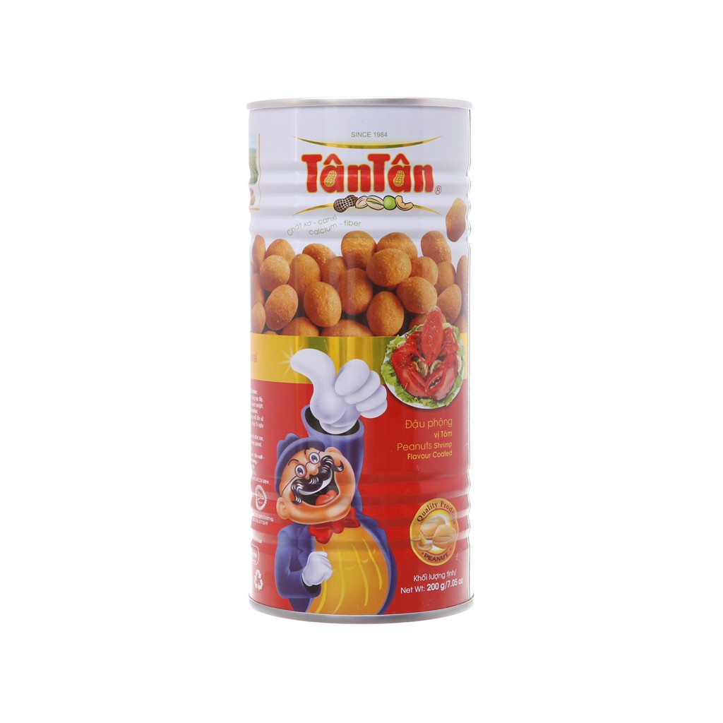 Đậu phộng vị tôm Tân Tân lon 200g