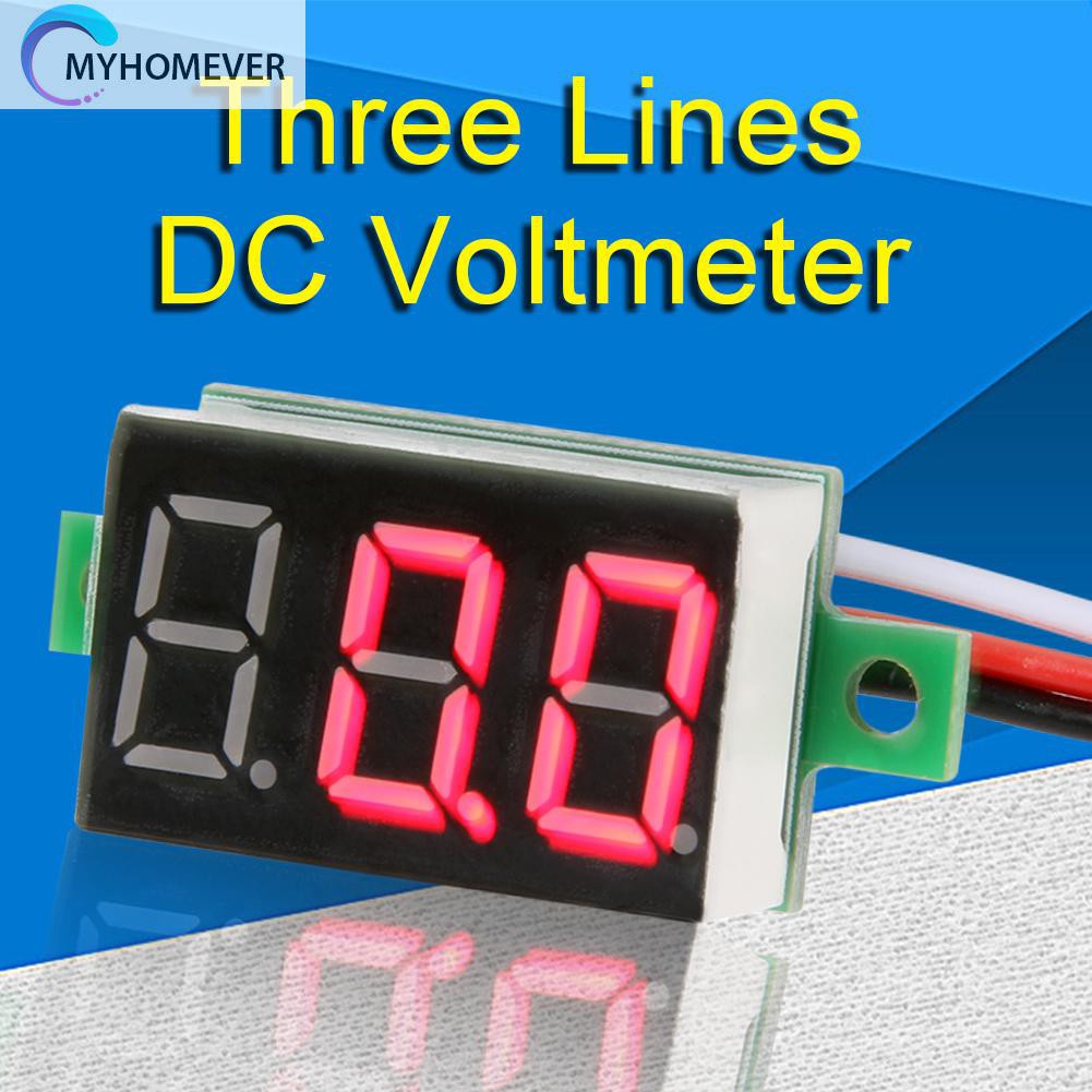 Vôn Kế Kỹ Thuật Số Có Đèn Led 0.36inch Dc0-100V
