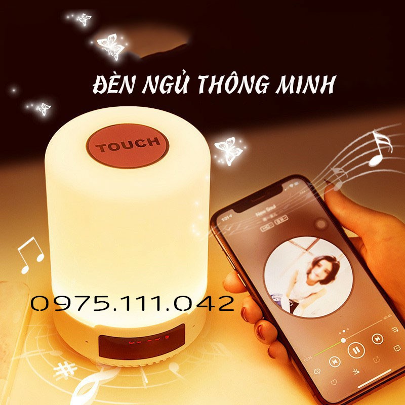 Đèn Ngủ Thông Minh Kết Hợp Loa Bluetooth - Đồng Hồ Báo Thức