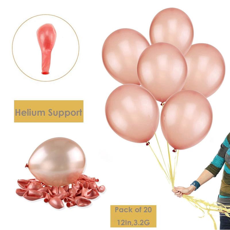 Bong bóng 12 " màu ánh kim trang trí tiệc sinh nhật