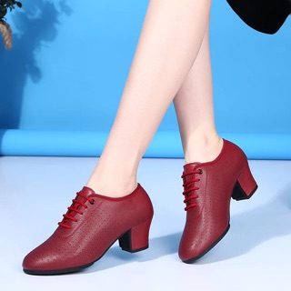 Giày khiêu vũ da đế trụ đế 5cm