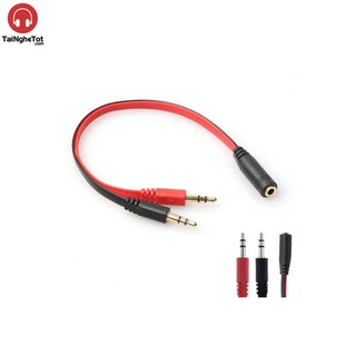 Jack gộp Mic và Tai nghe 3.5mm cho PC hoặc Laptop