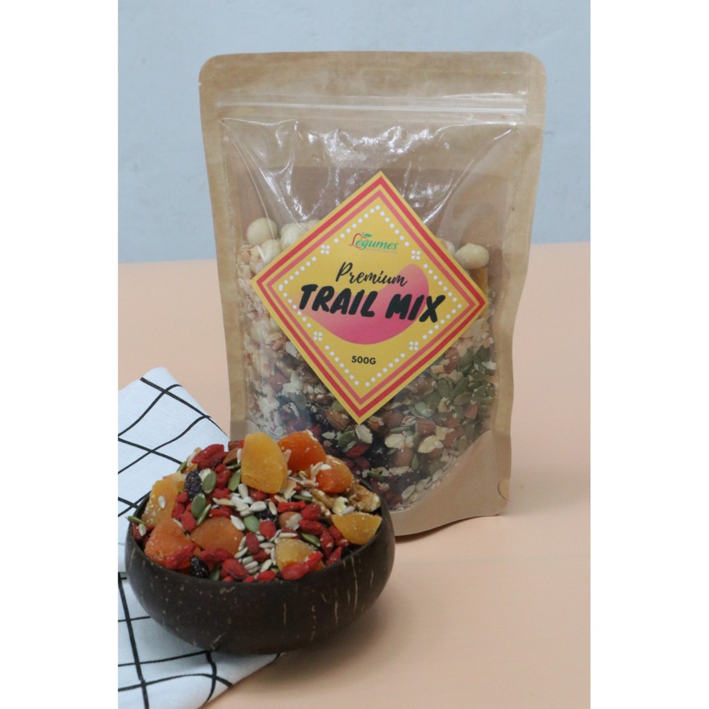 Trail Mix 10 loại Hạt và Trái cây sấy cao cấp 500g - [ LÉGUMES VIỆT NAM ]
