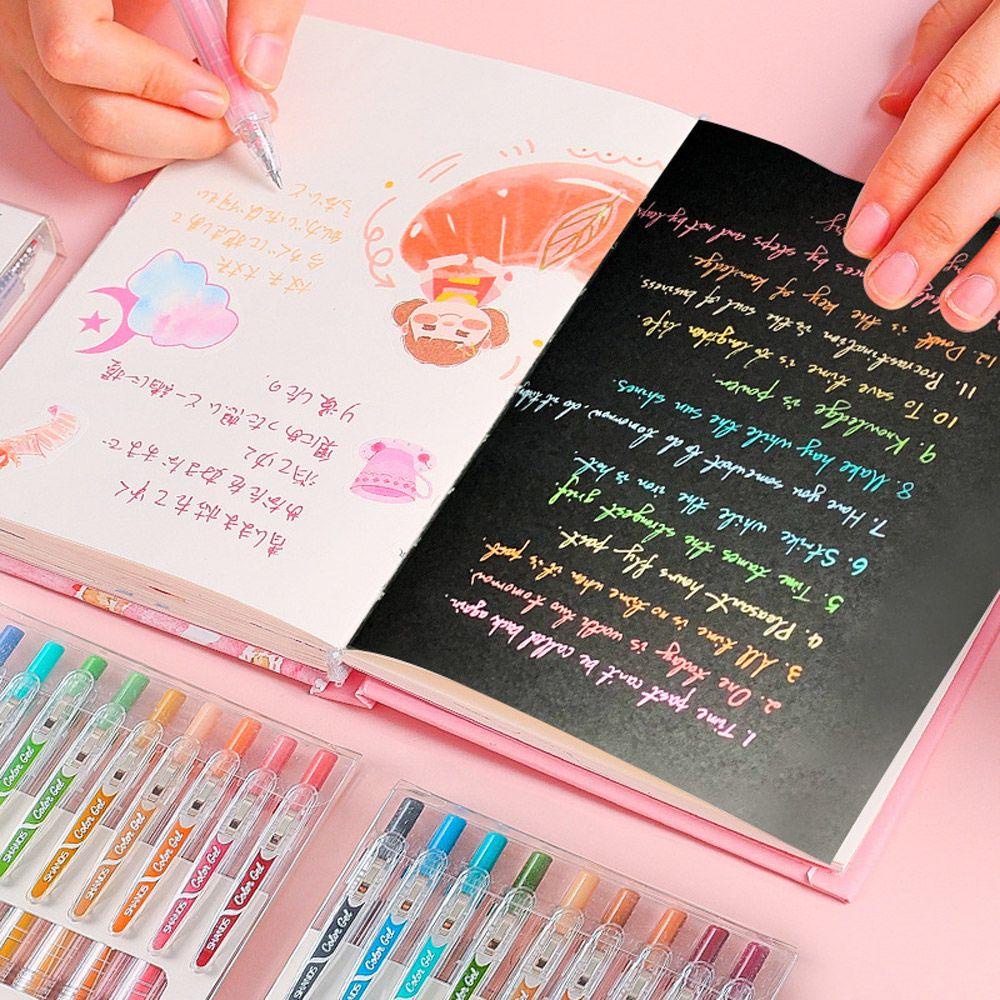Set 1 Bút Mực Gel 9 Món Dạng Nhấn