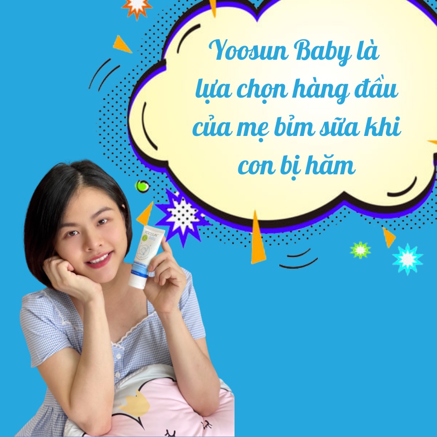 [DƯỢC SĨ TƯ VẤN]Combo 2 tuýp kem ngừa hăm da, dịu mẩn ngứa YOOSUN Baby tặng 1 tranh ghép hình gỗ nổi cho bé