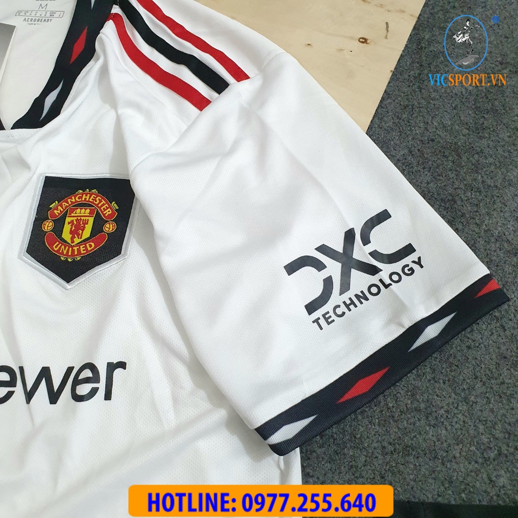Quần Áo Bóng Đá CLB Manchester United Màu Trắng 2022-2023 - Hàng Thái Lan  - Vicsport