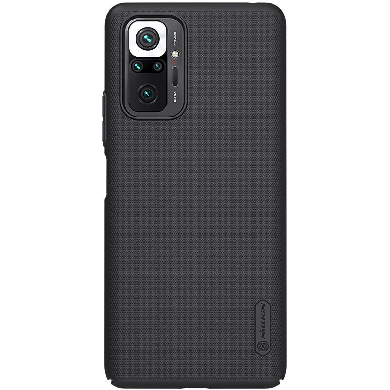 Ốp Lưng Nillkin Xiaomi Redmi Note 10 Pro 4G, Redmi Note 10 Pro Max ốp cứng, đen,chống bám vân tay
