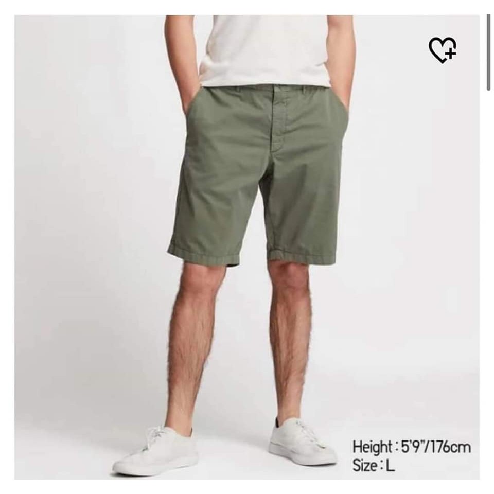 QUẦN SHORT CHINO KAKI CỦA UNI Ql0 DÀNH CHO NAM