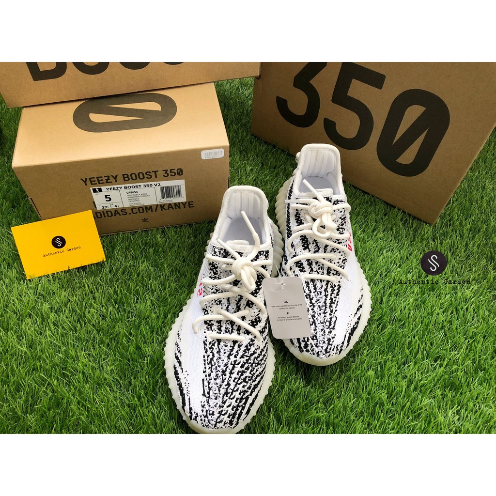 Sneaker chính hãng Yeezy Zebra cond DS 100% Fullbox