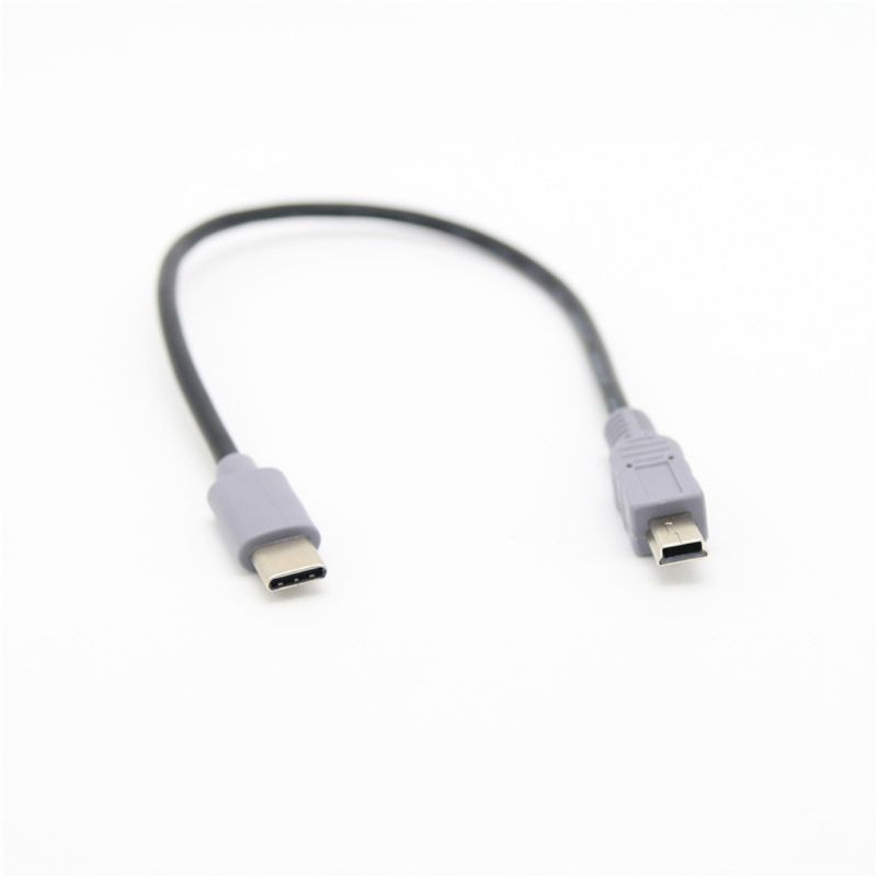 Cáp Chuyển Đổi Dữ Liệu Otg Usb Type C 3.1 Đầu Cắm Sang Đầu Cắm Mini Usb 5 Pin B Dài 1m Cho Điện Thoại Di Động Macbook