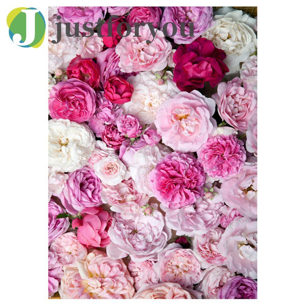 Justforyou2 Photography Background Fabric Flower Wall Floor Photo Studio Backdrop Decor