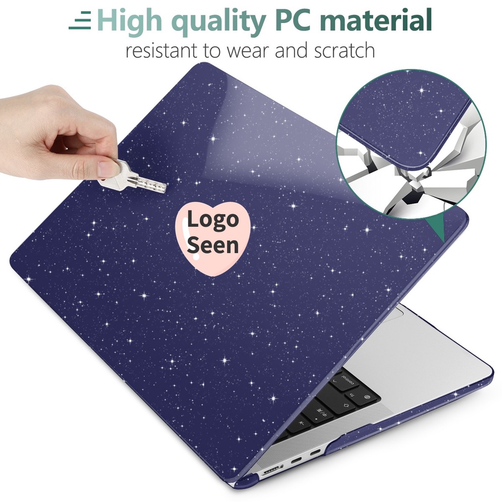 Vỏ bọc máy tính xách tay BATIANDA thích hợp cho MACBOOK PRO AIR M2 M1 A2681 A2338 PRO 13/ 14/ 16 M1 A2442 A2485 A1708